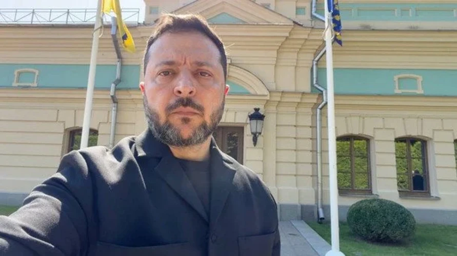 Зеленський: перше влучання на Київщині припало на склад боєприпасів