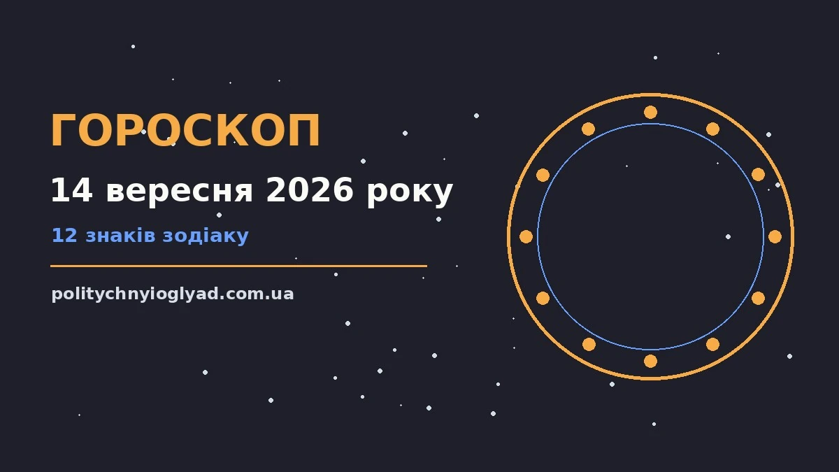 Щоденний гороскоп на 14 вересня 2026 року: ритм понеділка для 12 знаків