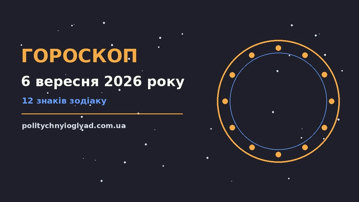 Гороскоп на 6 вересня 2026 року: ритм дня для 12 знаків для впевненого початку дня