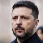 Володимир Зеленський та Олена Зеленська після прильоту літаком до Осло