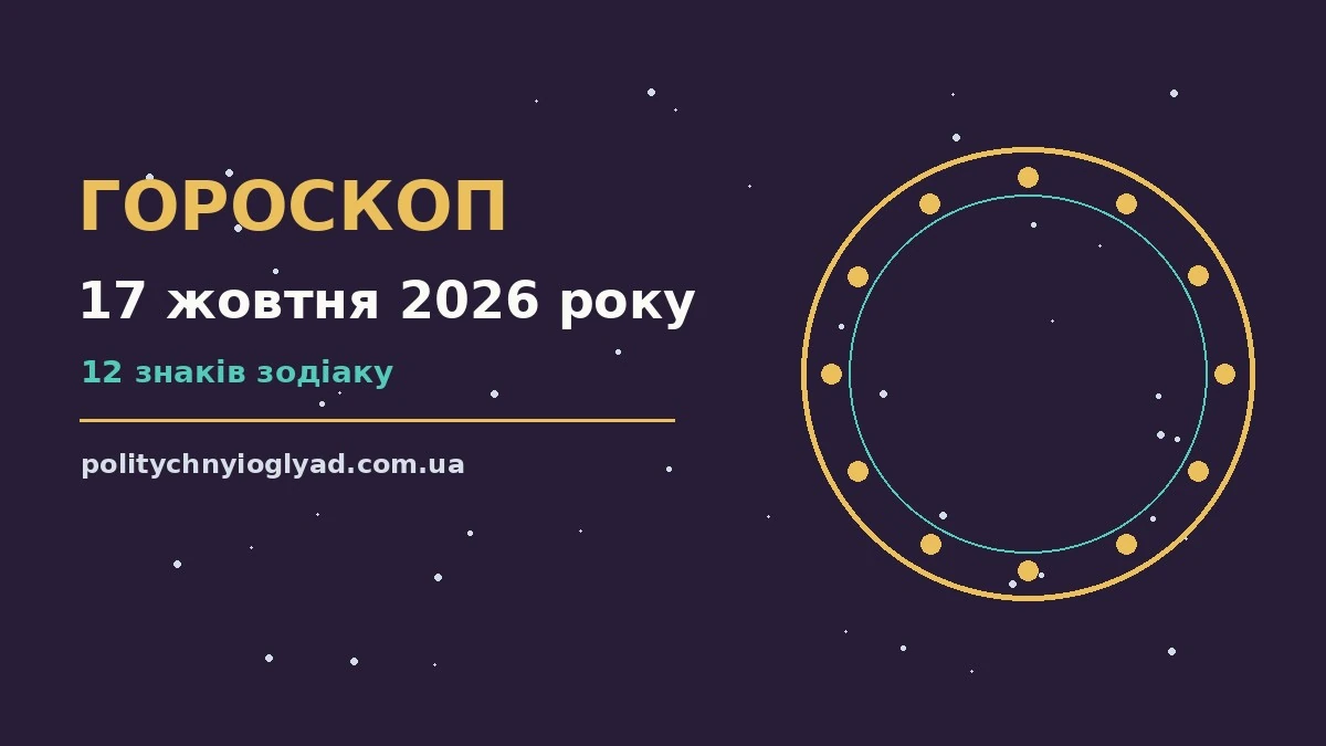 Гороскоп на 17 жовтня 2026 року: ритм дня для 12 знаків для впевненого початку дня